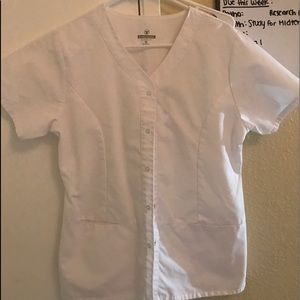 White clinical uniform
